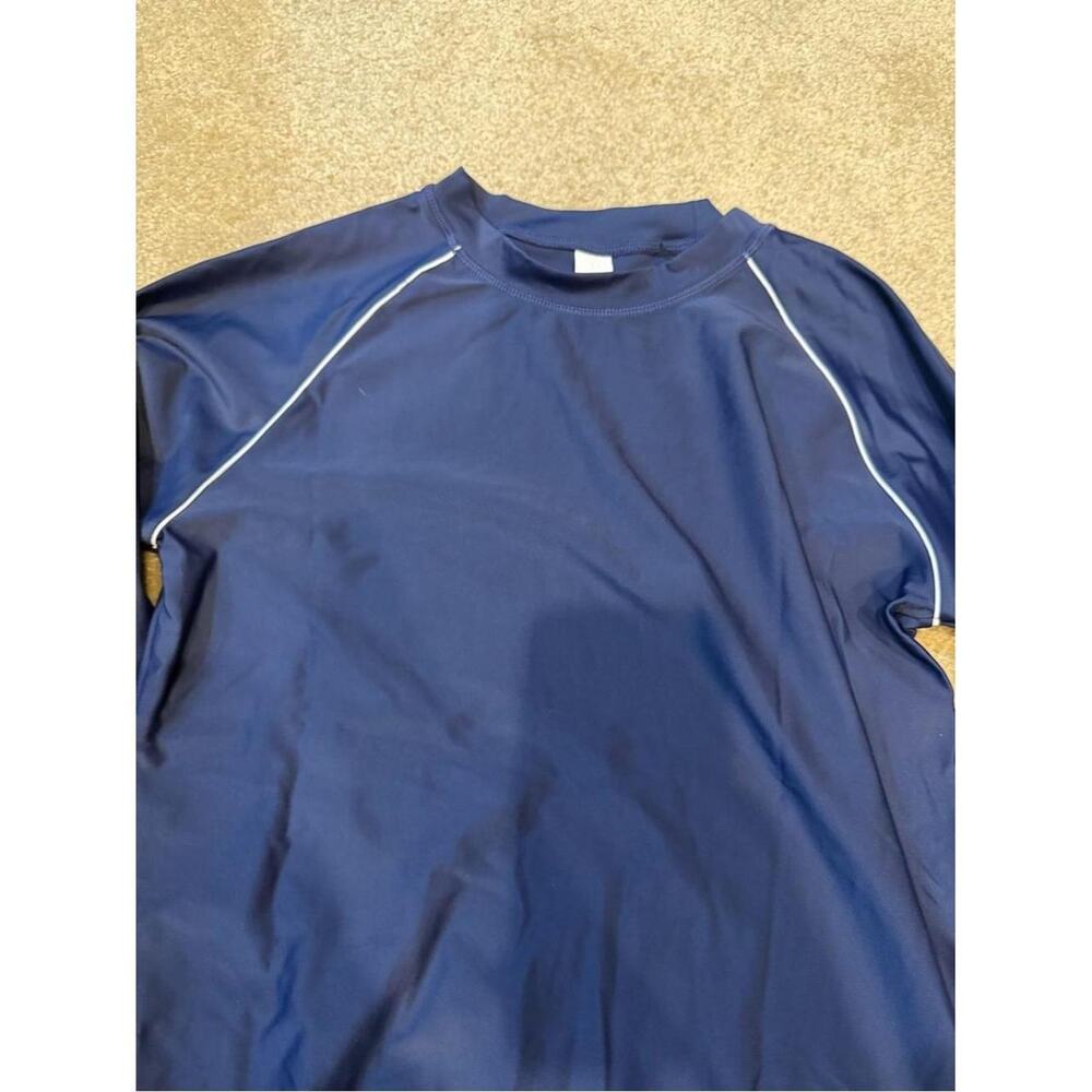 Snapper Rock Navy Long Sleeve Rash Guard Size 12 - Picture 3 of 5